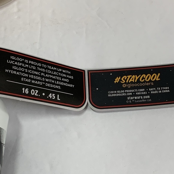 Star Wars x Igloo Storyboards 16 oz Tumbler Stainless Steel Limited Edition New - Picture 9 of 11